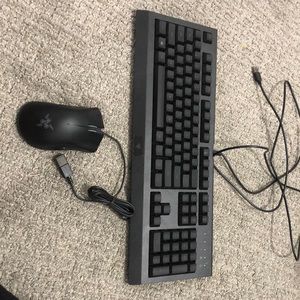 Razer brand keyboard and mouse combo